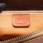 Celine Tote Macadam Dark Brown Canvas Leather Handbag — view 4