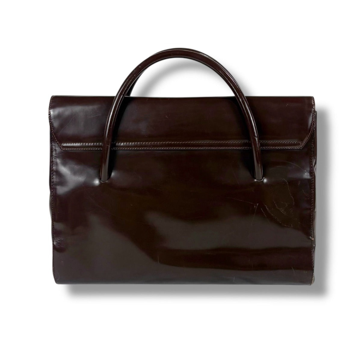 Prada Top Handle Tote Logo — view 2