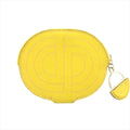 Hermes in the Loop Coin Case Wallet Purse Card Chaine D'ancre Leather Yellow