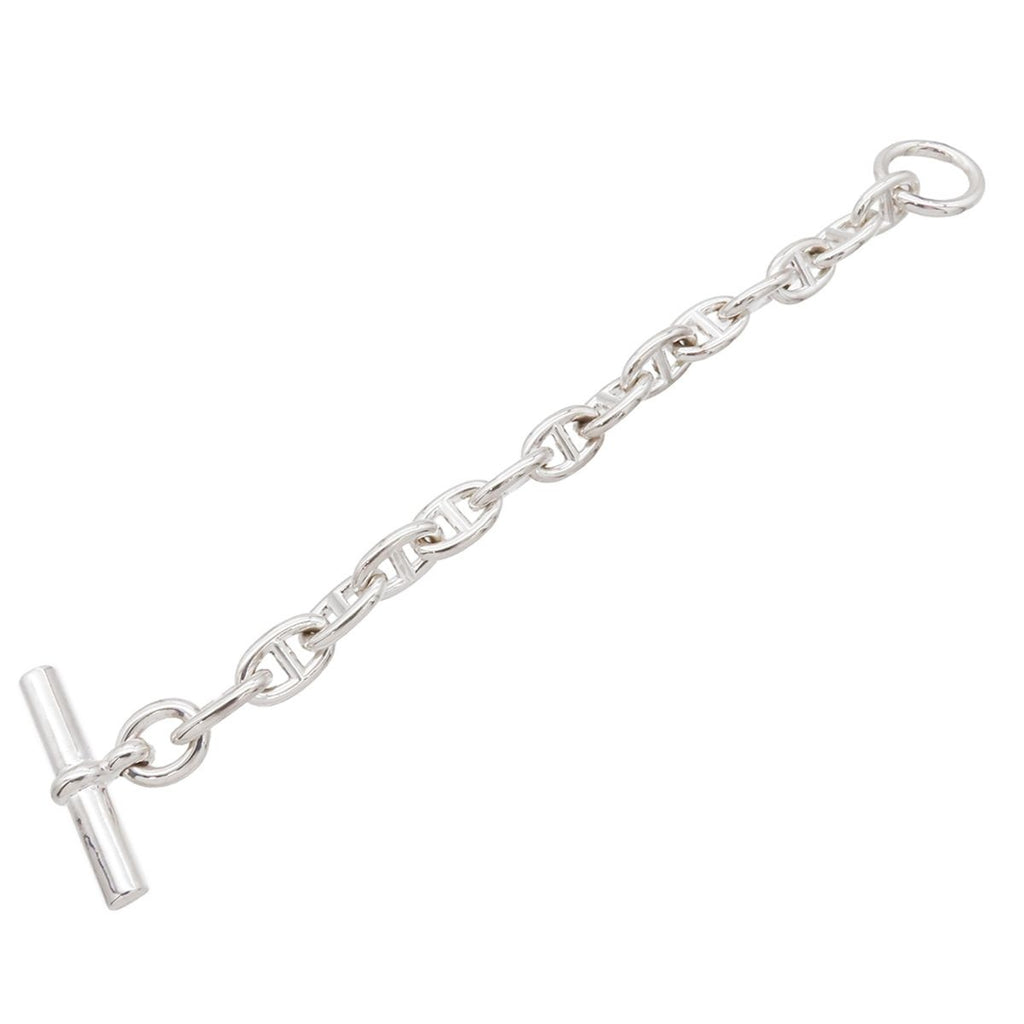 Hermes Chaine D'ancre MM Silver 14 Links Bracelet — view 2