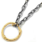 Gucci Necklace Gold Snake Ring Silver