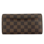 Louis Vuitton Long Wallet Portefeuille Sarah Damier Ebene Pocket — view 2