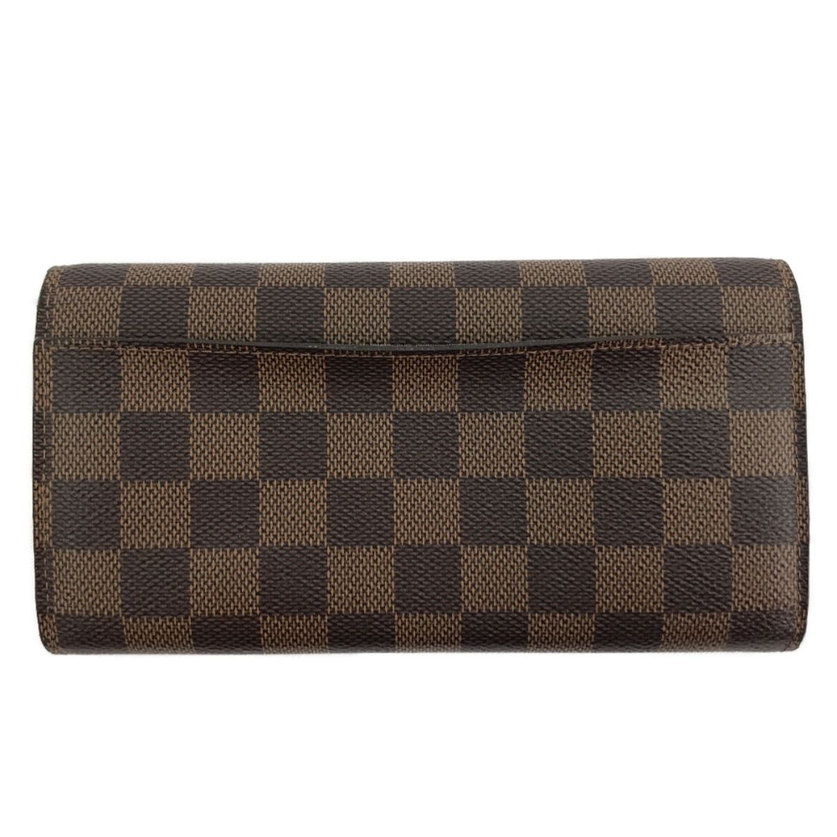 Louis Vuitton Long Wallet Portefeuille Sarah Damier Ebene Pocket — view 2