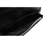Prada Long Wallet Men Leather Black 2 Mv836 Portafverticgrande with Coin — view 8