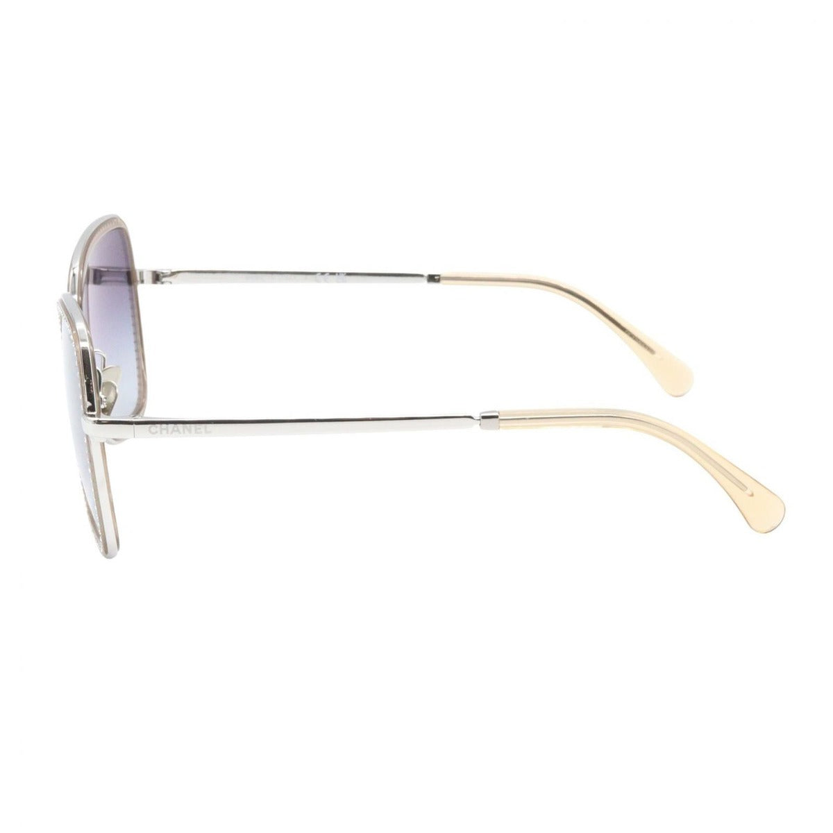 Chanel Sunglasses 475 S6 Silver Brown Silver-based — view 3