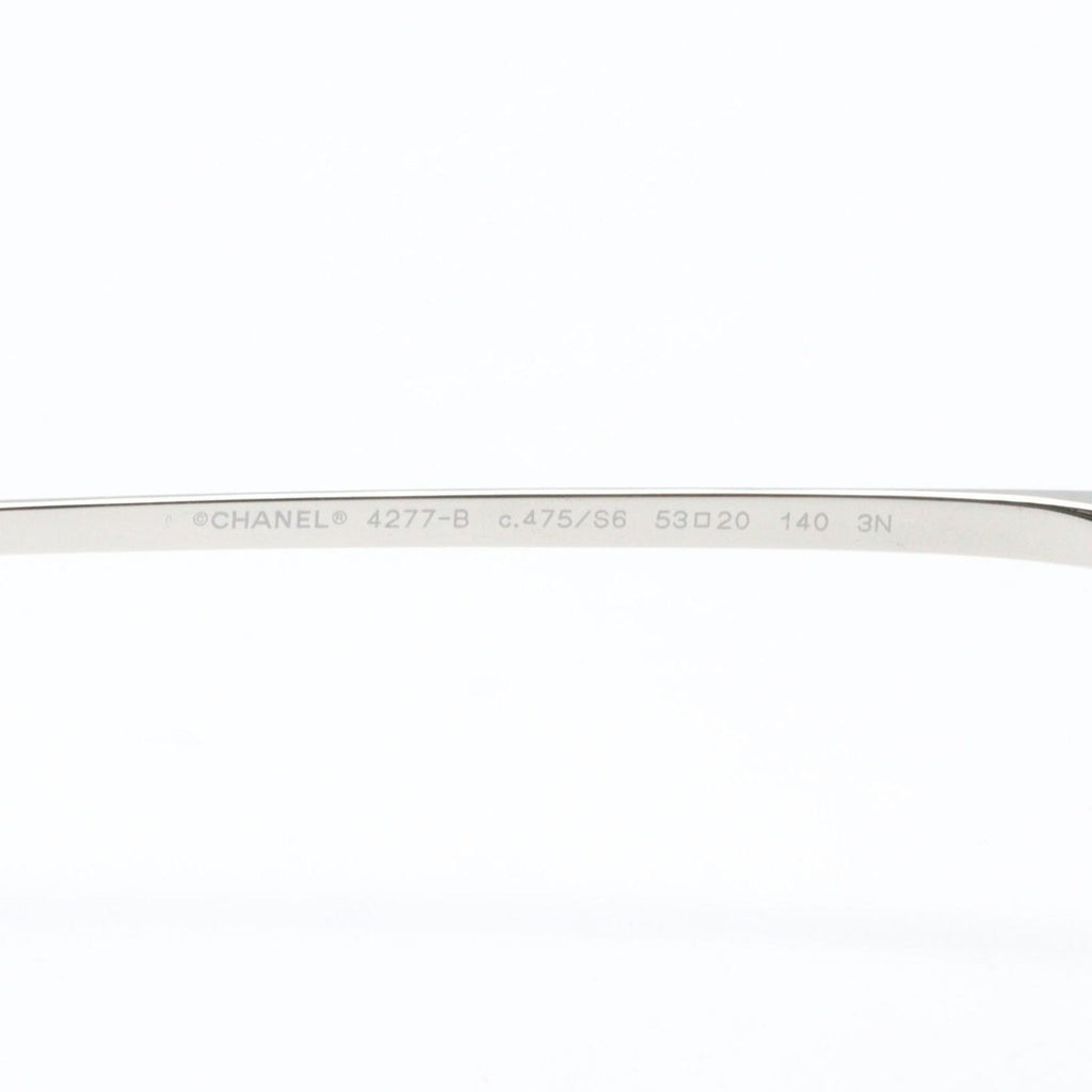 Chanel Sunglasses 475 S6 Silver Brown Silver-based — view 4