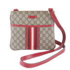 Gucci GG Supreme Sherry Line Leather Shoulder Bag Crossbody