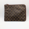 Louis Vuitton Poche Document Monogram Vintage Clutch