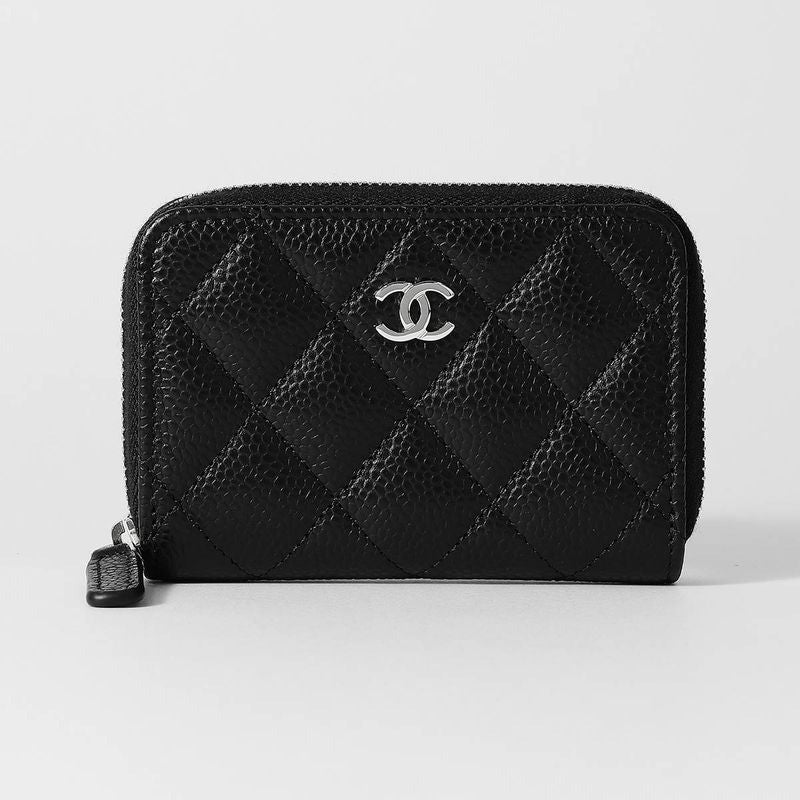 Chanel Coin Case Classic Zip Purse Black