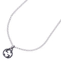 Gucci Arabesque Interlocking Necklace Pendant Chain Silver