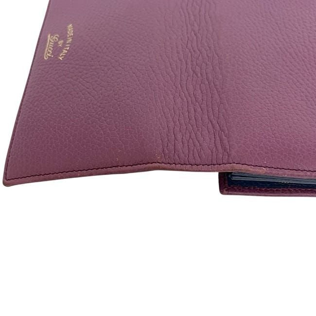 Gucci Bifold Long Wallet Purple Swing Leather — view 2