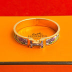 Hermes Click H Bracelet Bangle Accessory Gold Multicolor 16550 — view 2