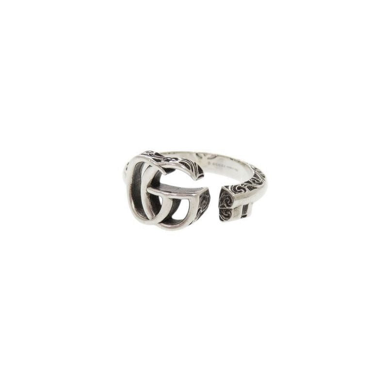 Gucci Double G Silver 925 Size 15-16 Ring 1241 — view 2