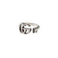 Gucci Double G Silver 925 Size 15-16 Ring 1241