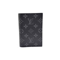Louis Vuitton Couverture Passport NM Monogram Eclipse Black Card Case
