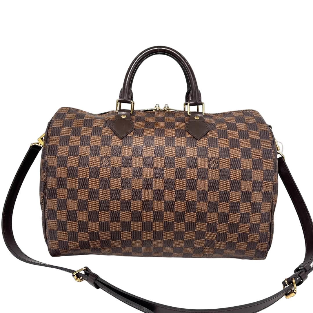 Louis Vuitton Super Speedy Bandouliere 35 Handbag Brown