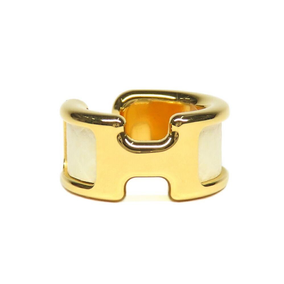 Hermes Olympe PM Nata Gold Metal Leather Small Hat