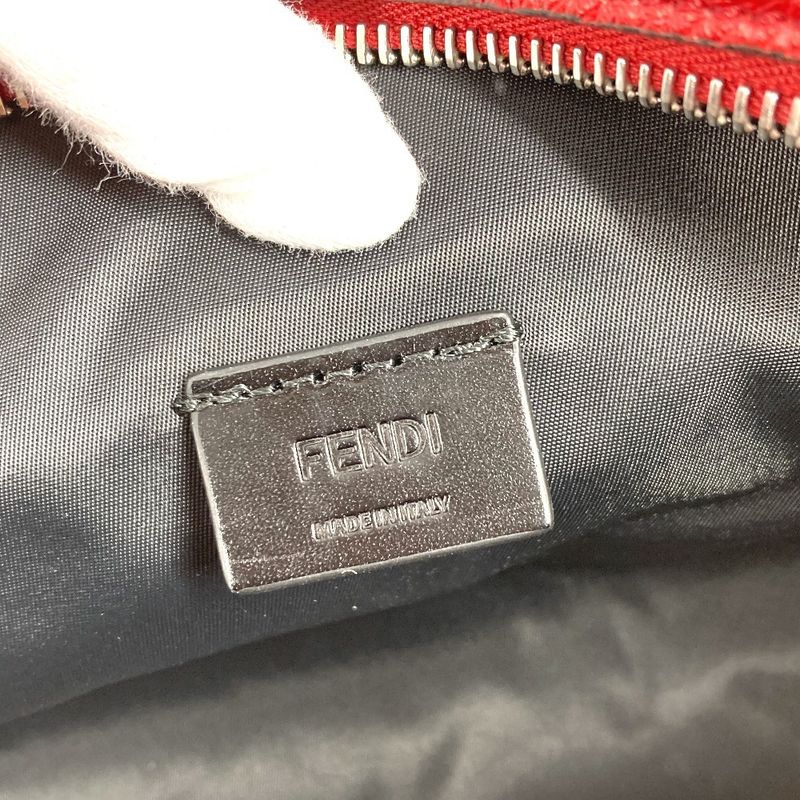 Fendi Second Bag Logo 7 As378 Leather Red — view 4