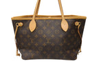 Louis Vuitton Monogram Neverfull PM Tote Bag Brown Vachetta Leather Gold — view 2