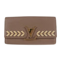 Louis Vuitton Portefeuille Capucines Long Wallet Taurillon Leather Taupe