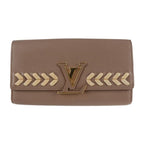 Louis Vuitton Portefeuille Capucines Long Wallet Taurillon Leather Taupe