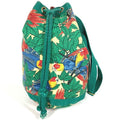 Hermes Shoulder Bag Bird Print Cotton Green