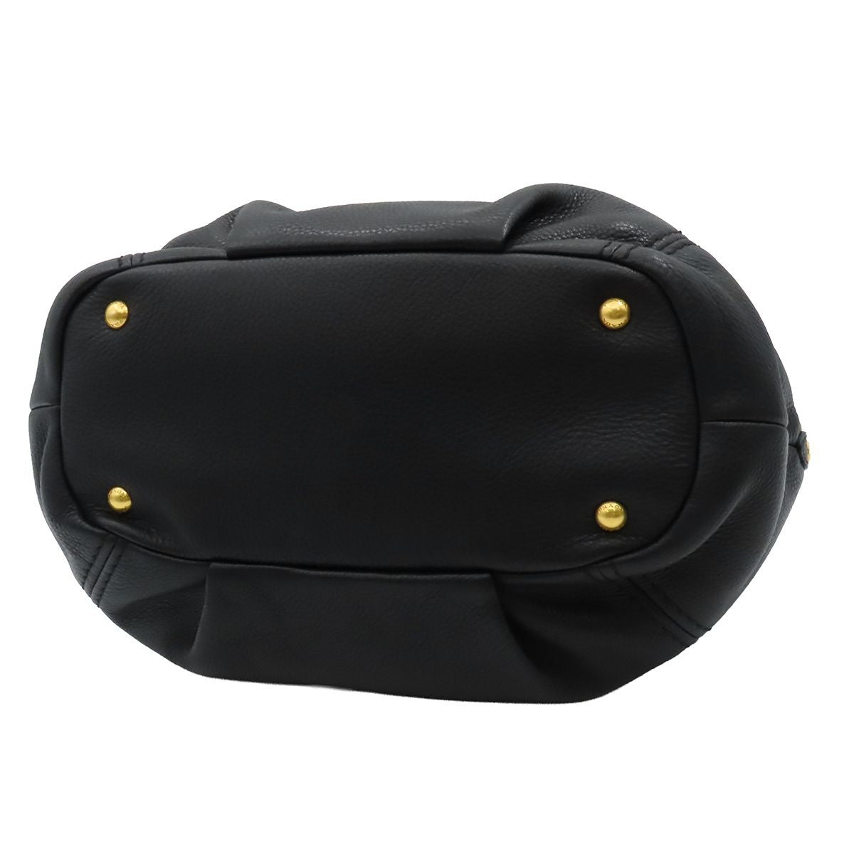Prada Shoulder Bag 2-Way Black Vitello Daino — view 3