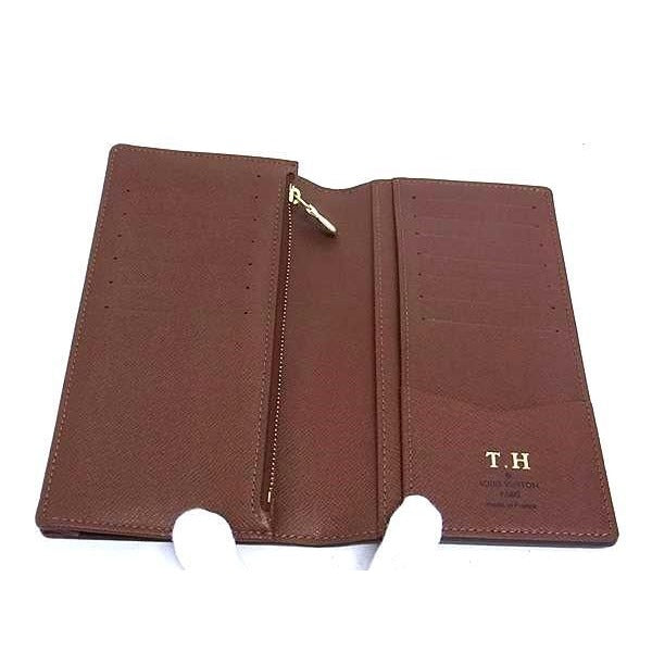 Louis Vuitton Wallet Portefeuille Columbus Brown Monogram Bifold — view 4