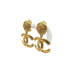 Chanel Vintage Swing Gold Plated Earrings — view 2