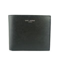 Saint Laurent Wallet Coin Case Bifold Black Leather Ultra