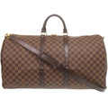 Louis Vuitton Keepall Bandouliere 55 Damier Boston Bag