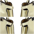 Fendi Peekaboo Essential 2-Way Top Handle Shoulder Bag Ivory Cream Ivorycream — view 5