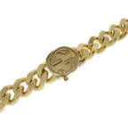 Gucci Adidas Collaboration Necklace Trefoil Golmette Chain Gold Black — view 7