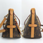 Louis Vuitton Carryall BB Monogram Shoulder Bag Brown Gdhardware — view 5