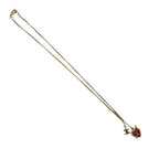 Chanel Coco Mark Heart Motif Chain Necklace Pendant 10P — view 6