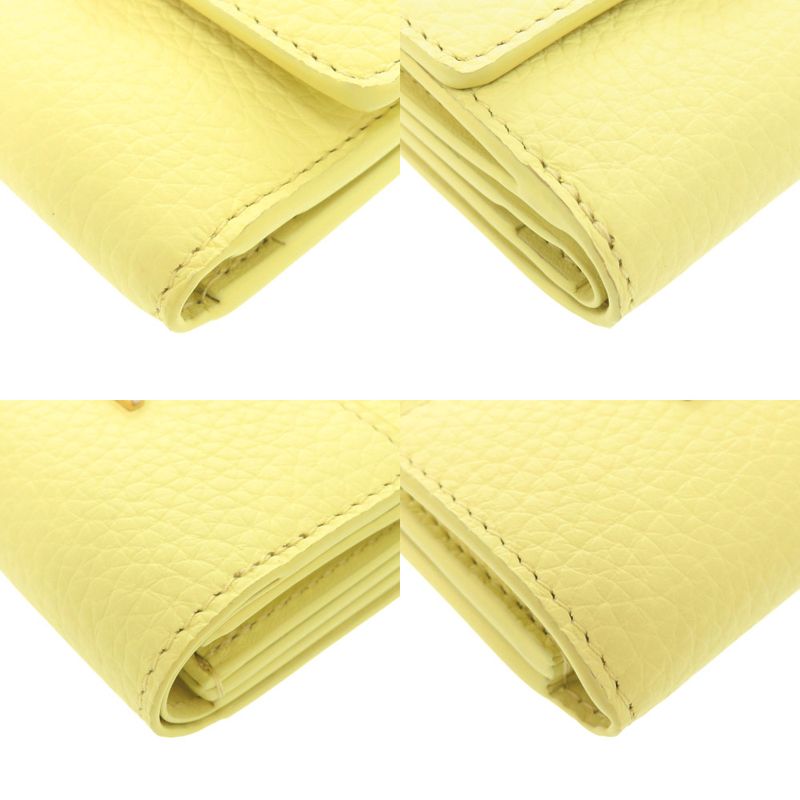 Louis Vuitton Portefeuille Capucines XS IC Chip Taurillon Leather Yellow — view 4