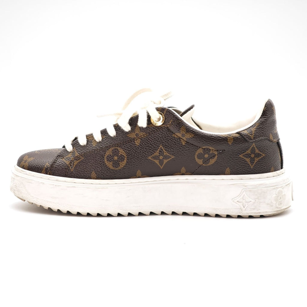 Louis Vuitton Yayoi Kusama Collaboration Sneakers Brown Bag — view 4