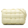 Bottega Veneta Maxi Intrecciato Padette Cassette Yellow Leather