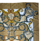Hermes Scarf Silk Carre 90 L'instruction du Roy Imperial Studies Yellow — view 3