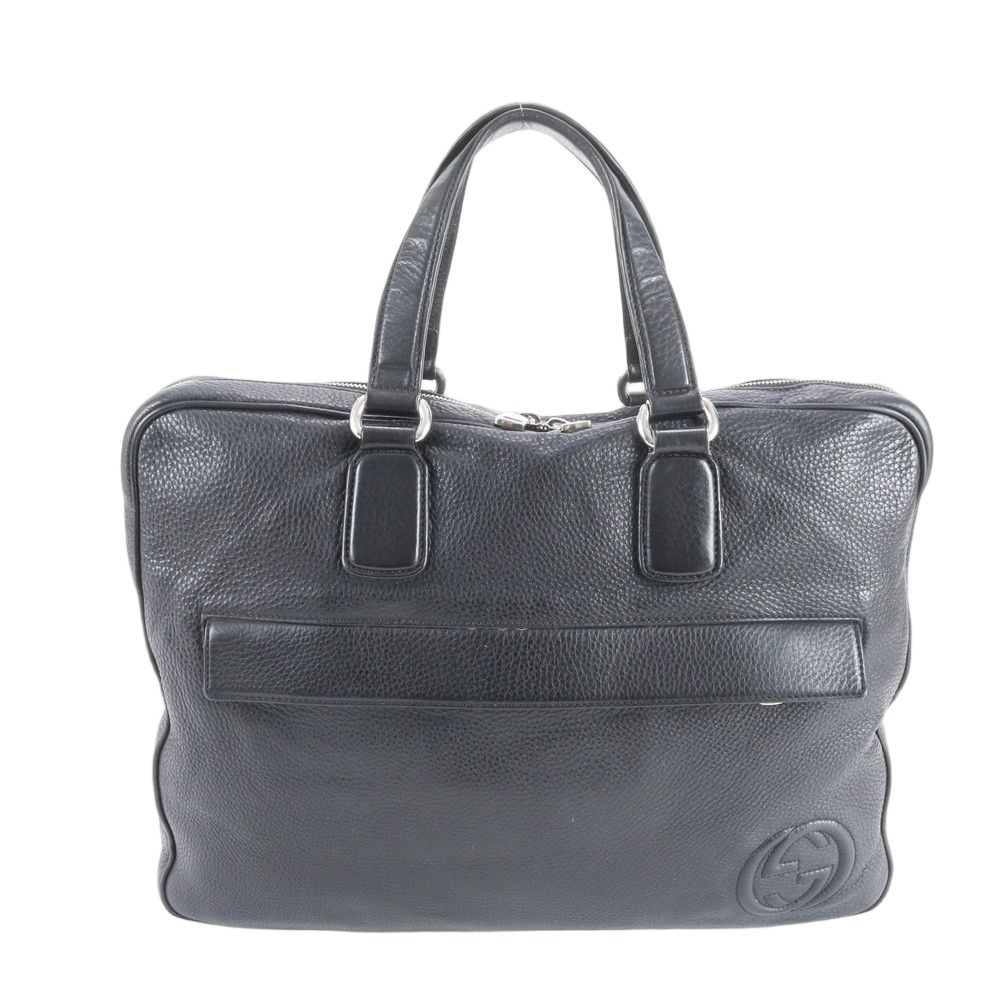 Gucci Interlocking Leather Business Document Briefcase Tote