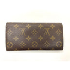 Louis Vuitton Monogram Portefeuille Emily Zipper Wallet Brown Rouge — view 2