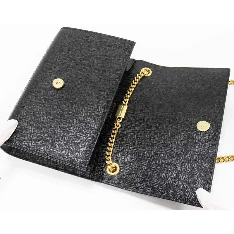 Saint Laurent Paris Chain Shoulder Bag Handbag Kate Small Grained — view 3