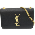Saint Laurent Paris Chain Shoulder Bag Handbag Kate Small Grained