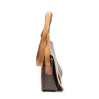 Celine g Square Flap Messenger Brown Macadam Canvas — view 4