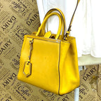 Fendi Tote Toujour Yellow Formal Travel — view 3