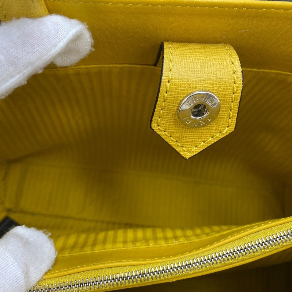 Fendi Tote Toujour Yellow Formal Travel — view 8