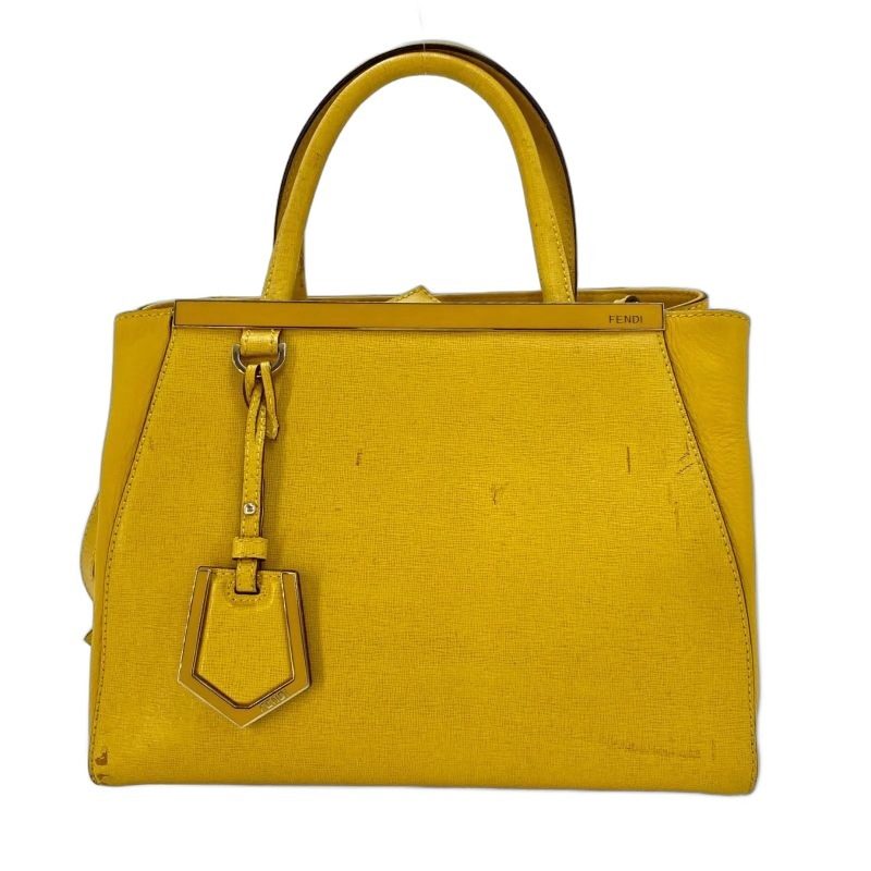 Fendi Tote Toujour Yellow Formal Travel