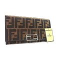 Fendi Bifold Wallet Zucca Long 07 15828 001 Brown Black Canvas