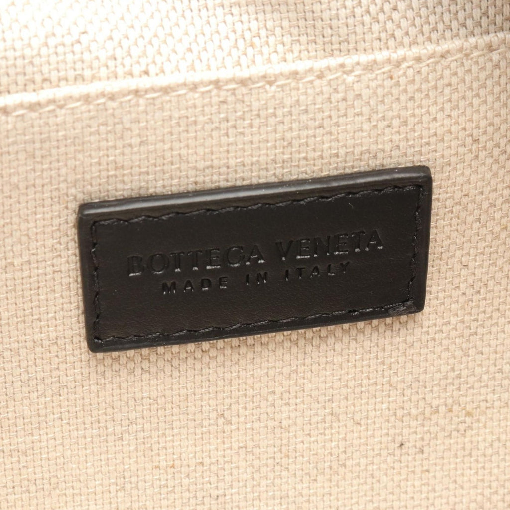 Bottega Veneta Shoulder Bag Intrecciato Black Leather — view 4