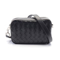 Bottega Veneta Shoulder Bag Intrecciato Black Leather